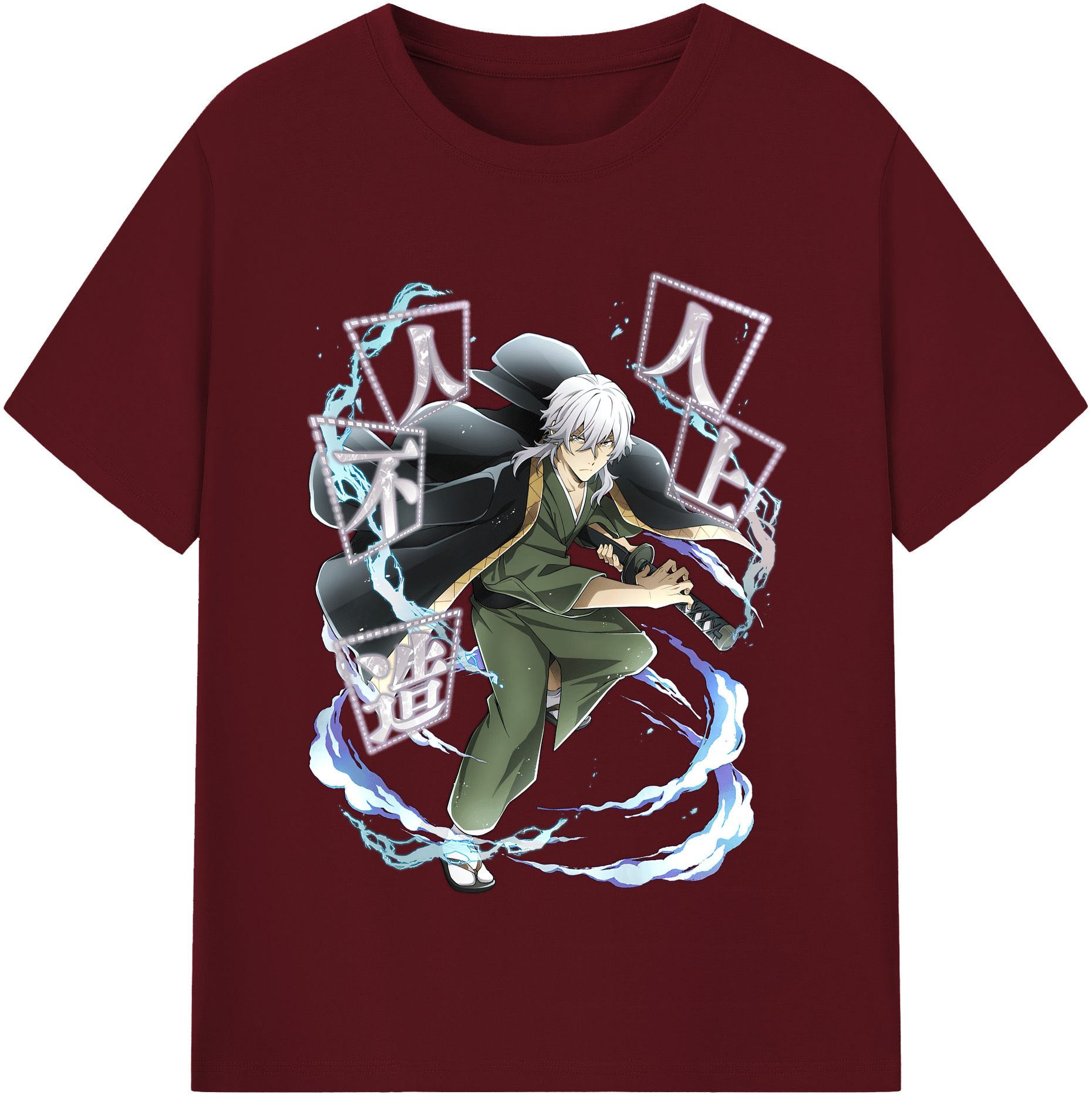 （画像用） 文豪ストレイドッグス Bungo Stray Dogs 綿100％半袖Tシャツ（フロントプリント）